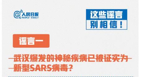 辟谣！这9个有关新型冠状病毒谣言别信！