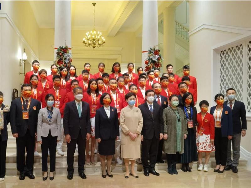 林郑月娥：内地奥运健儿访港体现中央对香港的关爱