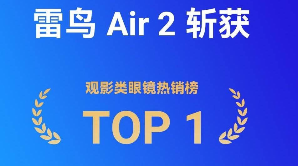 中国AR眼镜引领全球市场，深企雷鸟创新斩获亚马逊会员日热销榜第一